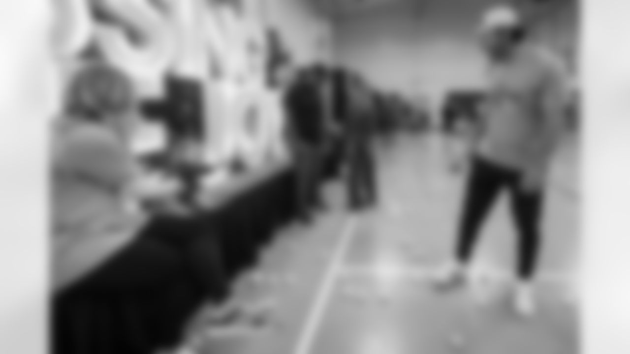 TAMPA, FL - December 16, 2025 - The Baker and Emily Mayfield Foundation's annual 'Passing The Joy' event. Photo By Doug DeFelice/Tampa Bay Buccaneers