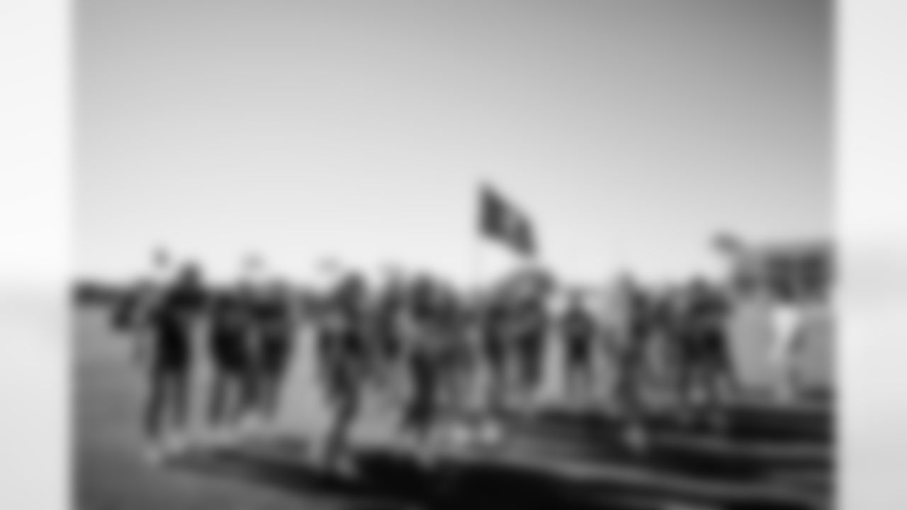 TAMPA, FL - February 10, 2026 - The 2026 Girls Flag Football Preseason Classic at AdventHealth Training Center. Photo By Tori Richman/Tampa Bay Buccaneers