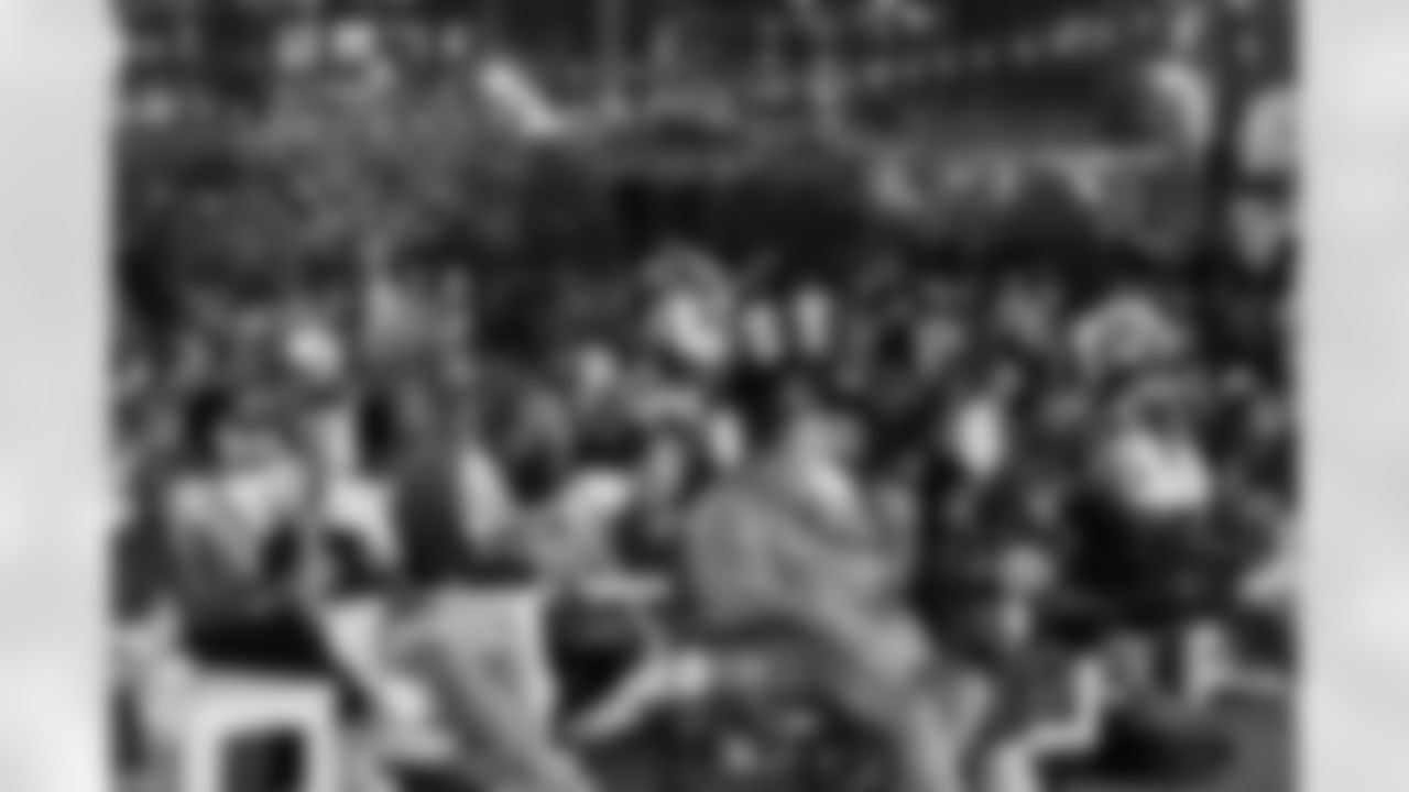 TAMPA, FL - November 23, 2025 - Fans during the Watch Party at Armature Works during the game between the Tampa Bay Buccaneers and the Los Angeles Rams. Photo By Doug DeFelice/Tampa Bay Buccaneers