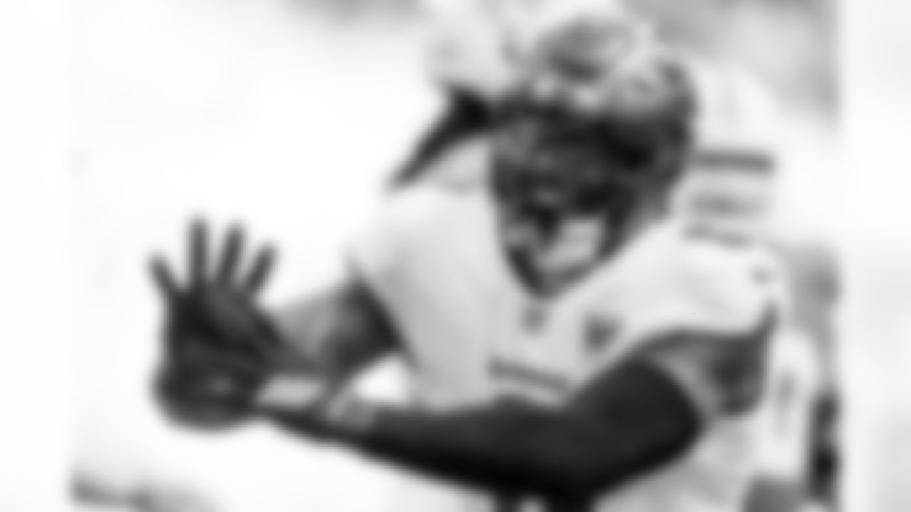 MIAMI GARDENS, FL - December 28, 2025 - Outside Linebacker Yaya Diaby #0 of the Tampa Bay Buccaneers during the game between the Tampa Bay Buccaneers and Miami Dolphins. The Bucs lost the game, 20-17. Photo By Kyle Zedaker/Tampa Bay Buccaneers