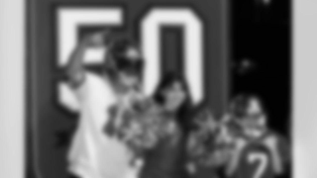 TAMPA, FL - November 23, 2025 - Fans during the Watch Party at Armature Works during the game between the Tampa Bay Buccaneers and the Los Angeles Rams. Photo By Doug DeFelice/Tampa Bay Buccaneers