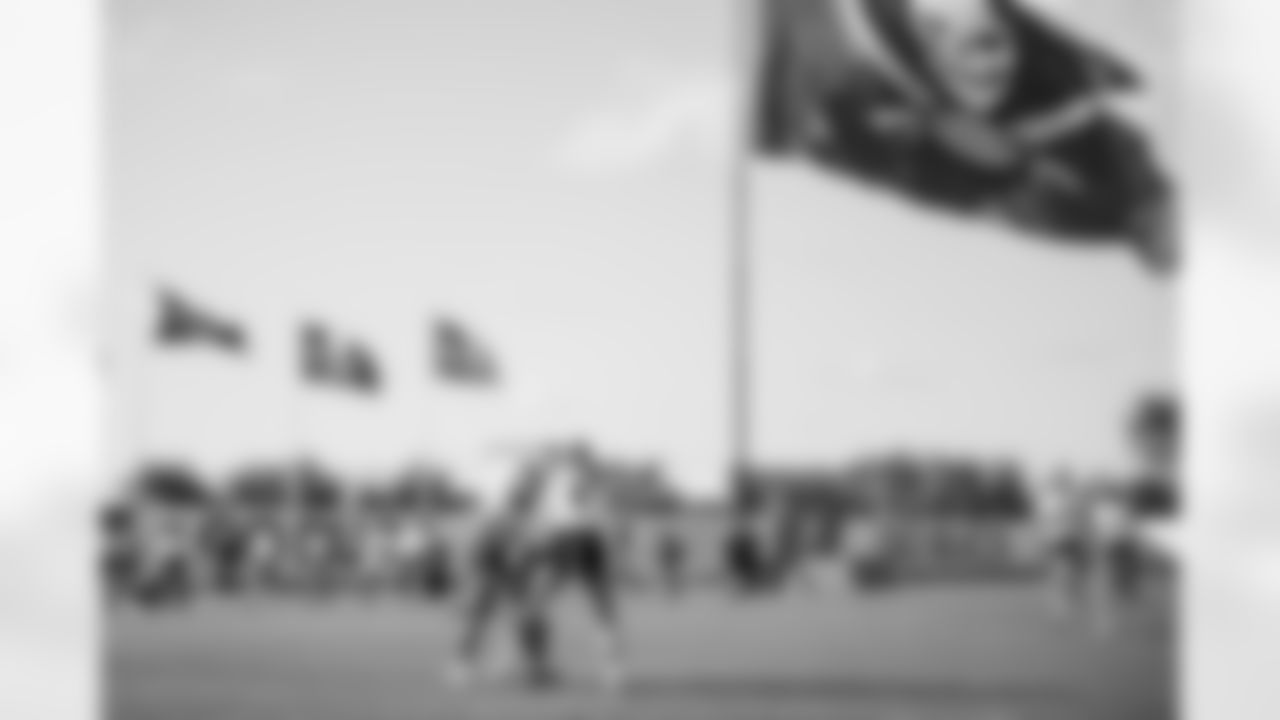 TAMPA, FL - February 12, 2026 - The 2026 Girls Flag Football Preseason Classic at AdventHealth Training Center. Photo By Tori Richman/Tampa Bay Buccaneers