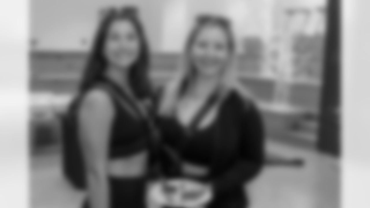 TAMPA, FL - December 06, 2025 - She is Football Bayshore Walk: Raise The Flags event with Bayshore Breakfast Club and Tampa Girls Social & Wellness at Hyde House Public Studio. Photo By Mike Carlson/Tampa Bay Buccaneers