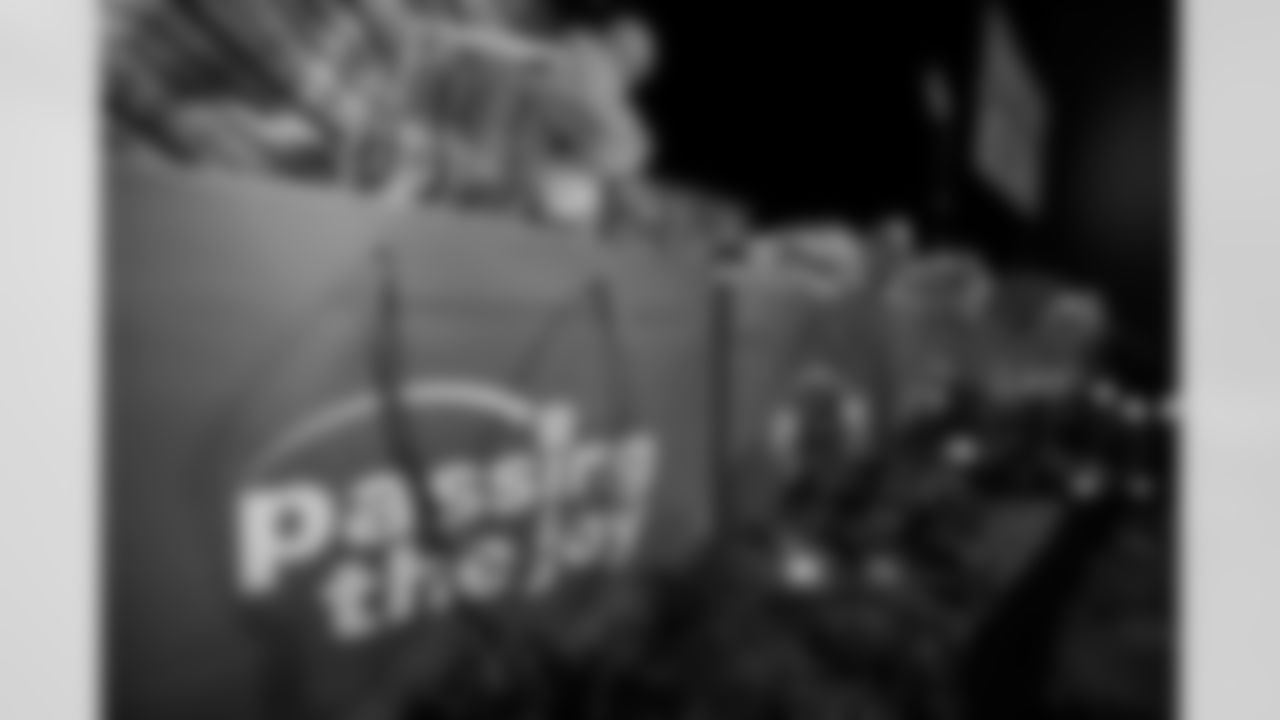 TAMPA, FL - December 16, 2025 - The Baker and Emily Mayfield Foundation's annual 'Passing The Joy' event. Photo By Doug DeFelice/Tampa Bay Buccaneers