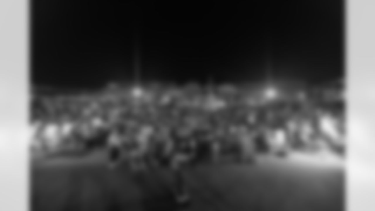 TAMPA, FL - November 23, 2025 - Captain Fear during the Watch Party at Armature Works during the game between the Tampa Bay Buccaneers and the Los Angeles Rams. Photo By Doug DeFelice/Tampa Bay Buccaneers