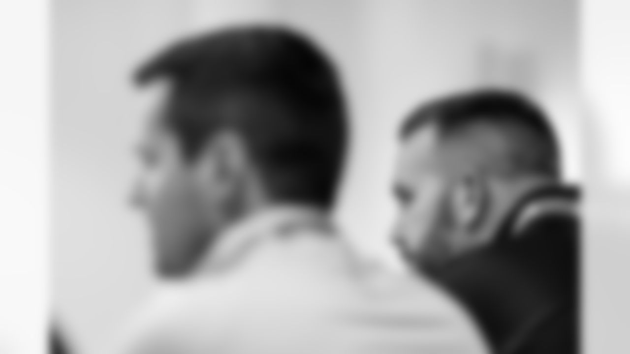 INDIANAPOLIS, IN - February 25, 2026 - Director of Player Personnel Shane Scannell during Formal Interviews at the 2026 NFL Combine at Lucas Oil Stadium. Photo By Tori Richman/Tampa Bay Buccaneers