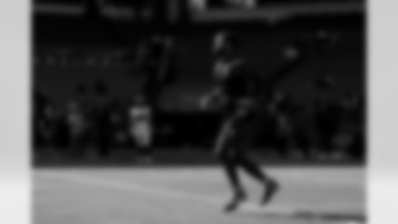 MIAMI GARDENS, FL - December 28, 2025 - Wide Receiver Emeka Egbuka #2 of the Tampa Bay Buccaneers before the game between the Tampa Bay Buccaneers and Miami Dolphins. The Bucs lost the game, 20-17. Photo By Tori Richman/Tampa Bay Buccaneers