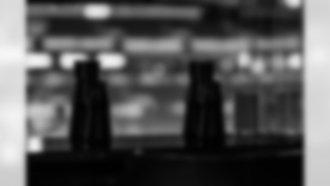 INDIANAPOLIS, IN - February 26, 2026 - The 2026 NFL Combine at Lucas Oil Stadium. Photo By Tori Richman/Tampa Bay Buccaneers