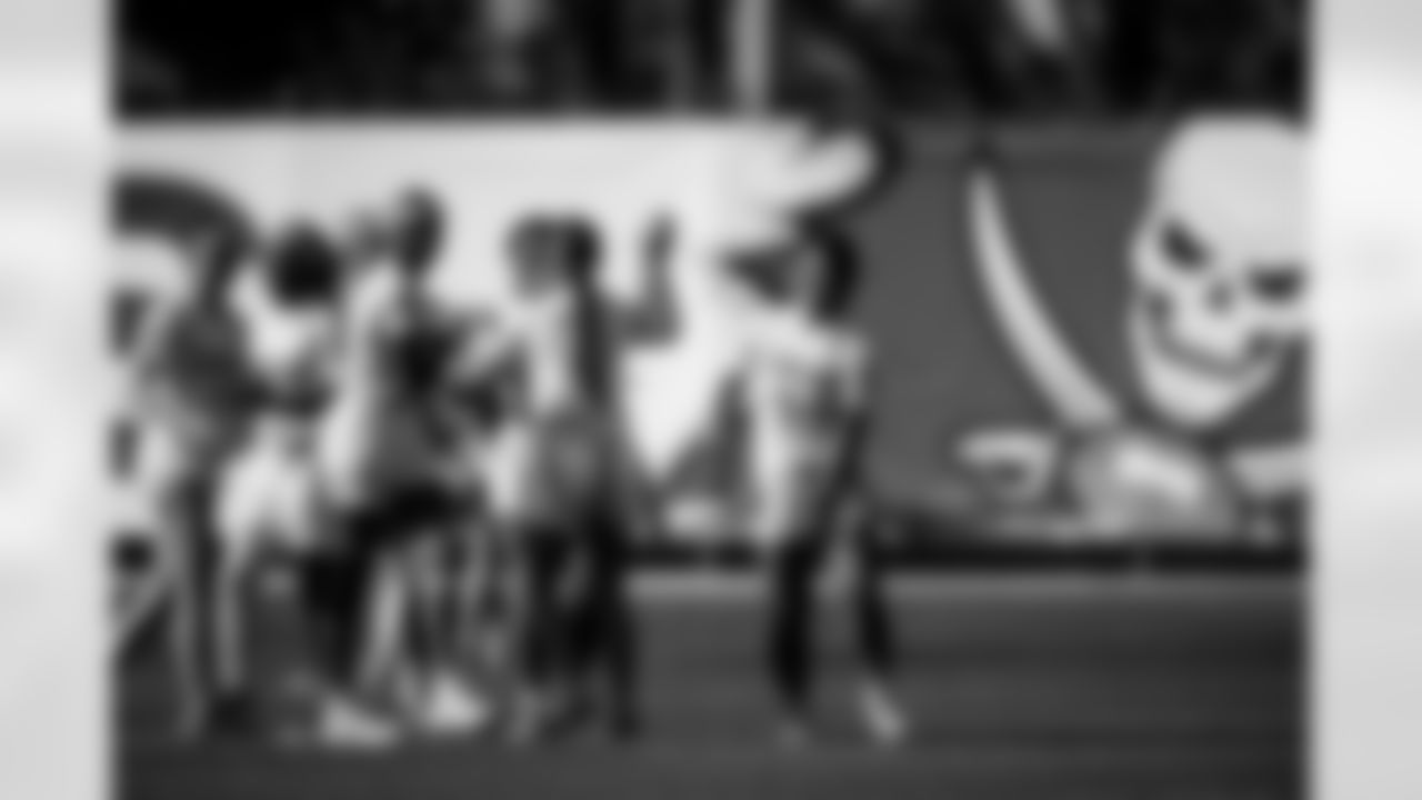 TAMPA, FL - February 11, 2026 - The 2026 Girls Flag Football Preseason Classic. Photo By Kyle Zedaker/Tampa Bay Buccaneers