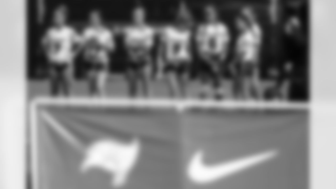 TAMPA, FL - February 11, 2026 - The 2026 Girls Flag Football Preseason Classic. Photo By Kyle Zedaker/Tampa Bay Buccaneers