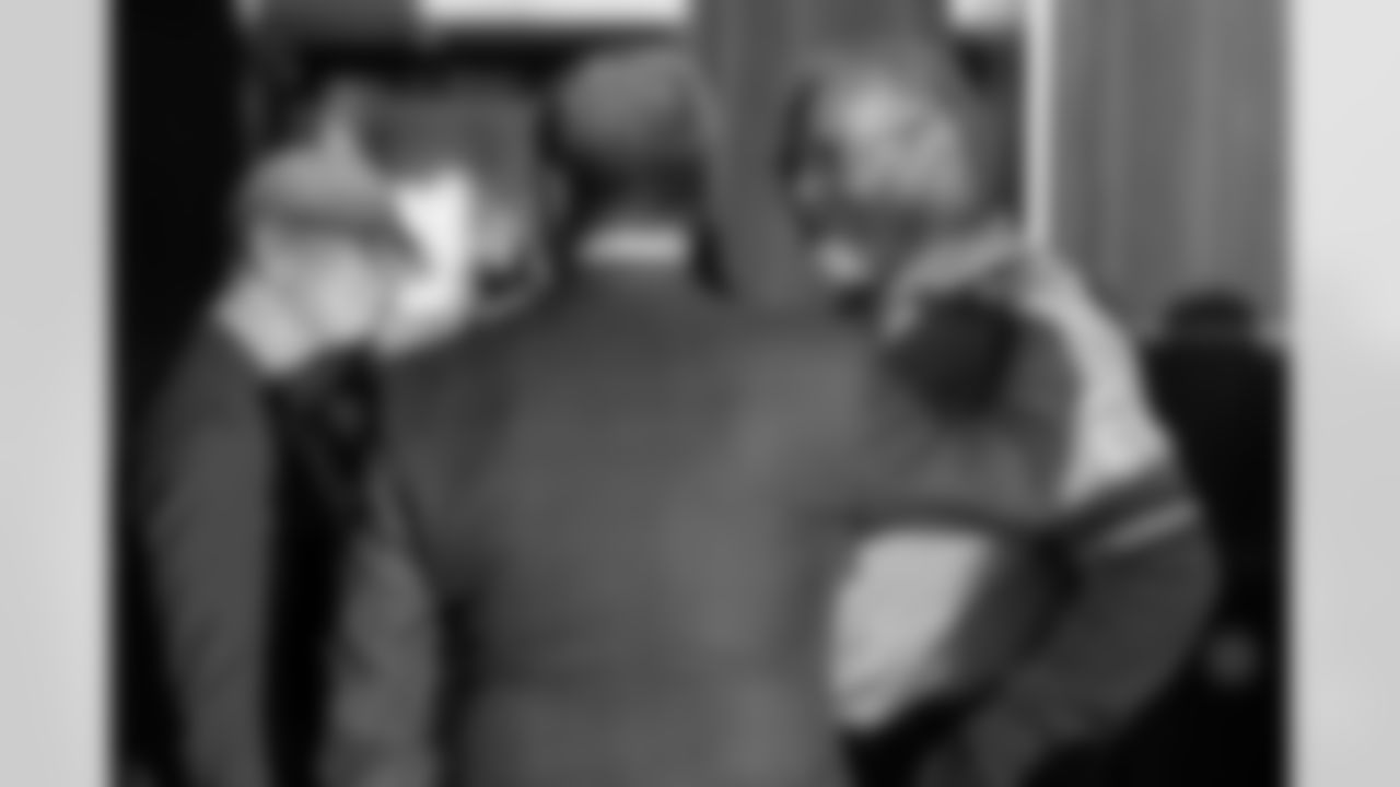 TAMPA, FL - December 11, 2025 - The 1976 Tampa Bay Buccaneers team reunion in the Hyundai Club at Raymond James Stadium. Photo By Mike Carlson/Tampa Bay Buccaneers