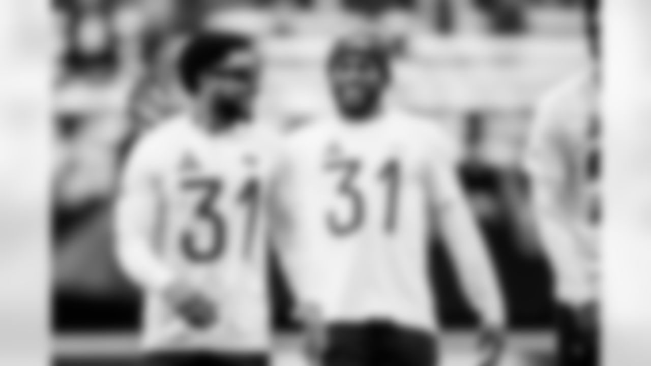 SAN FRANCISCO, CA - February 01, 2026 - Safety Antoine Winfield Jr. #31 of the Tampa Bay Buccaneers during Pro Bowl Practice at the Moscone Center. Photo By Tori Richman/Tampa Bay Buccaneers