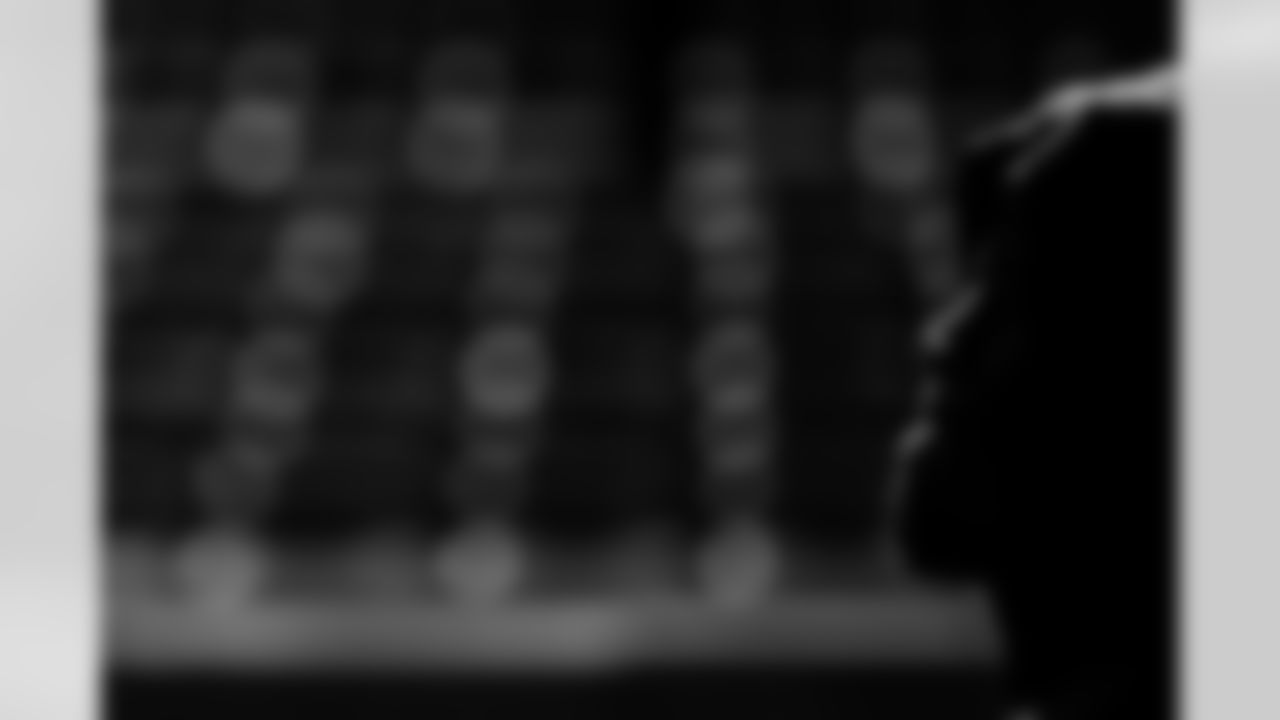 TAMPA, FL - November 30, 2025 - Defensive Lineman Elijah Roberts #95 of the Tampa Bay Buccaneers before the game between the Arizona Cardinals and Tampa Bay Buccaneers. The Bucs won the game, 20-17. Photo By Kyle Zedaker/Tampa Bay Buccaneers