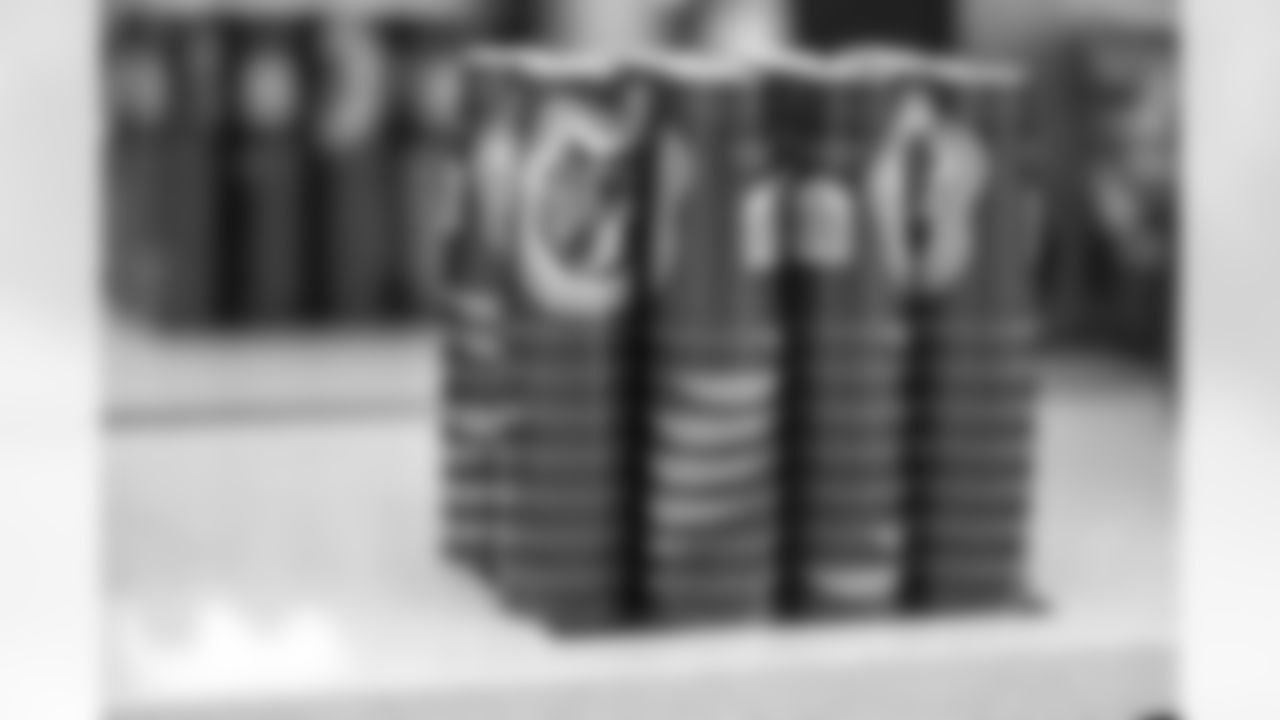 TAMPA, FL - December 11, 2025 - The 1976 Tampa Bay Buccaneers team reunion in the Hyundai Club at Raymond James Stadium. Photo By Mike Carlson/Tampa Bay Buccaneers