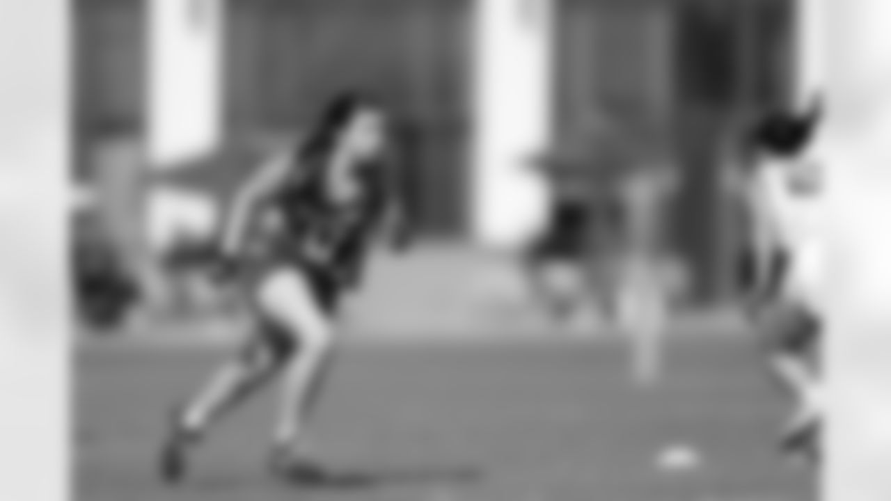 TAMPA, FL - February 13, 2026 - The 2026 Girls Flag Football Preseason Classic at AdventHealth Training Center. Photo By Cian Leach/Tampa Bay Buccaneers