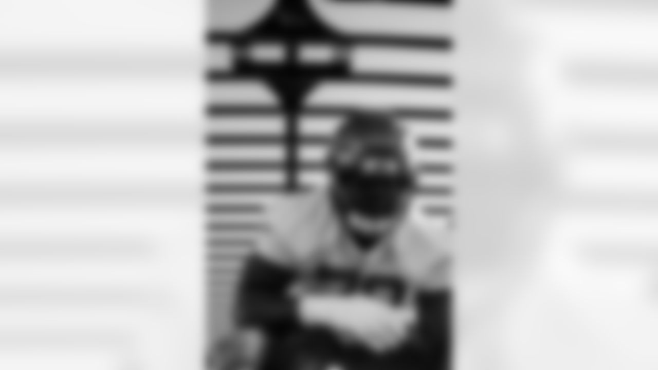 TAMPA, FL - December 24, 2025 - Offensive Tackle Benjamin Chukwuma #70 of the Tampa Bay Buccaneers during practice at AdventHealth Training Center. Photo By Kyle Zedaker/Tampa Bay Buccaneers