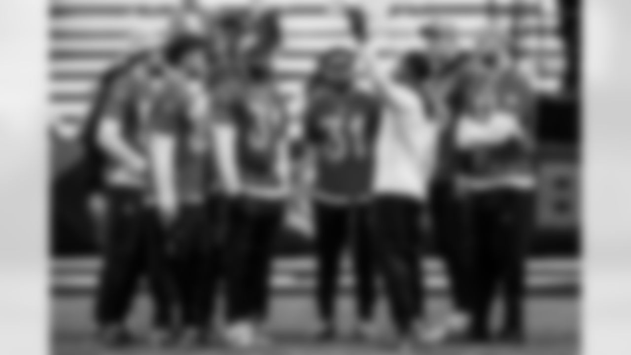 SAN FRANCISCO, CA - February 02, 2026 - Safety Antoine Winfield Jr. #31 of the Tampa Bay Buccaneers during Pro Bowl practice at Moscone Center. Photo By Tori Richman/Tampa Bay Buccaneers