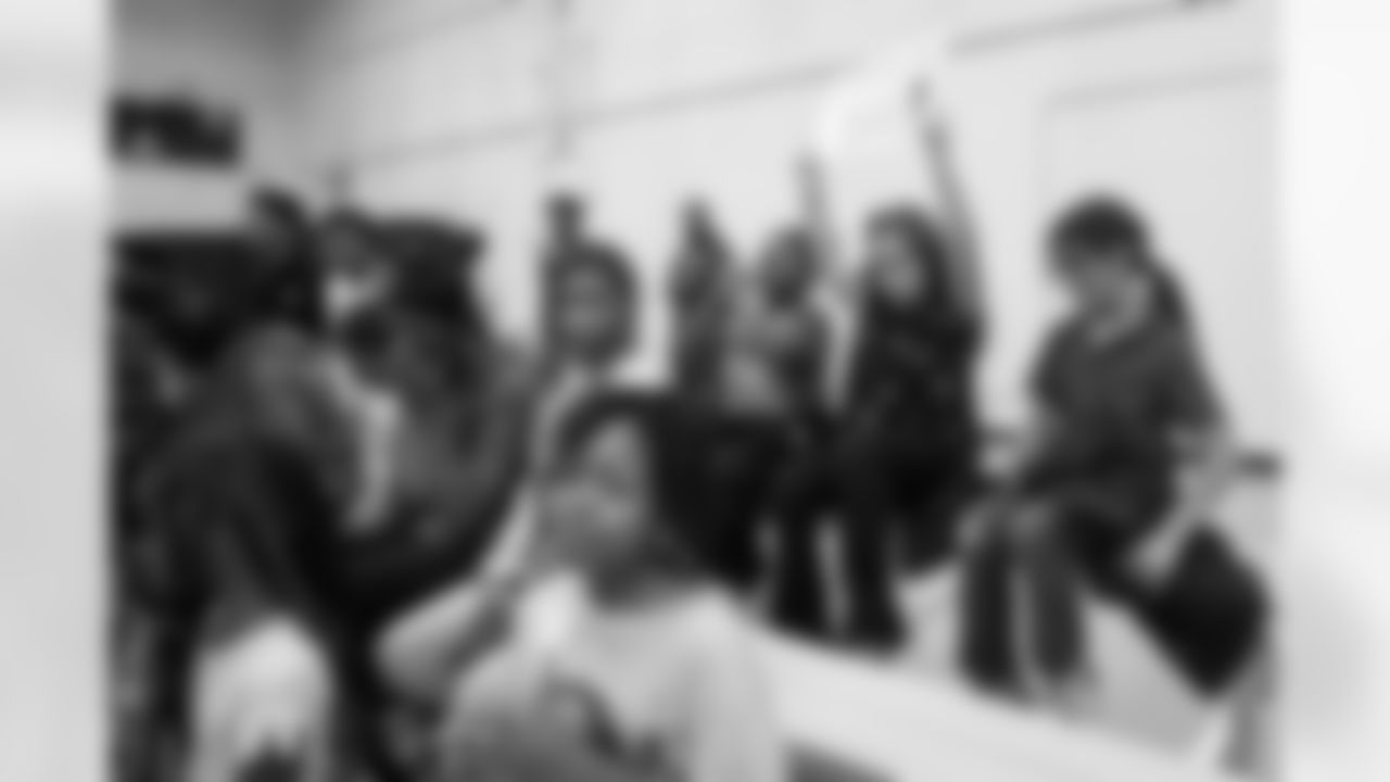 TAMPA, FL - December 16, 2025 - The Baker and Emily Mayfield Foundation's annual 'Passing The Joy' event. Photo By Doug DeFelice/Tampa Bay Buccaneers