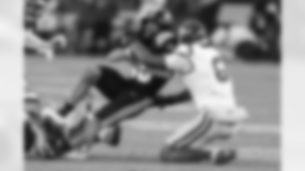 Purdue running back Devin Mockobee (45) is tackled after a catch by Southern California defensive end Anthony Lucas (6) during the first half of an NCAA college football game in West Lafayette, Ind., Saturday, Sept. 13, 2025. (AP Photo/Michael Conroy)