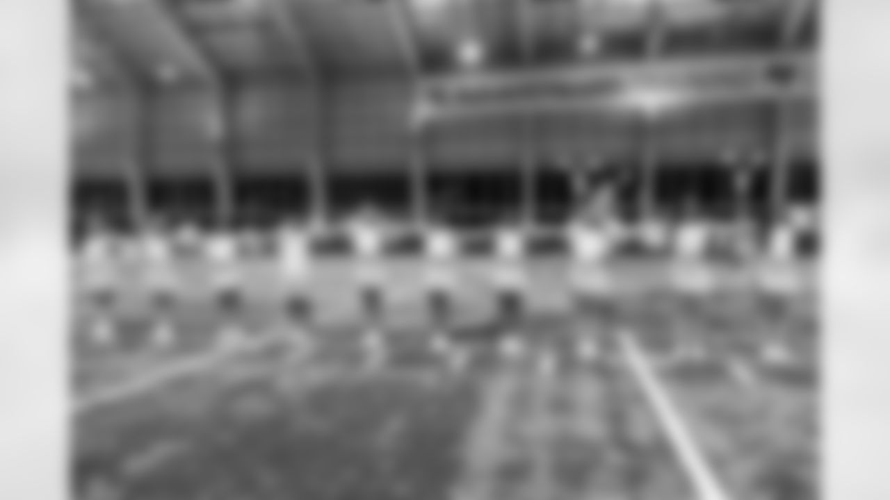 TAMPA, FL - December 09, 2025 - Tampa Bay Buccaneers Cheerleaders during Field Rehearsal at AdventHealth Training Center. Photo By Tori Richman/Tampa Bay Buccaneers