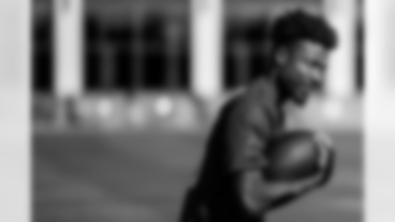 TAMPA, FL - December 09, 2025 - Week 15 practice at AdventHealth Training Center. Photo By Kyle Zedaker/Tampa Bay Buccaneers