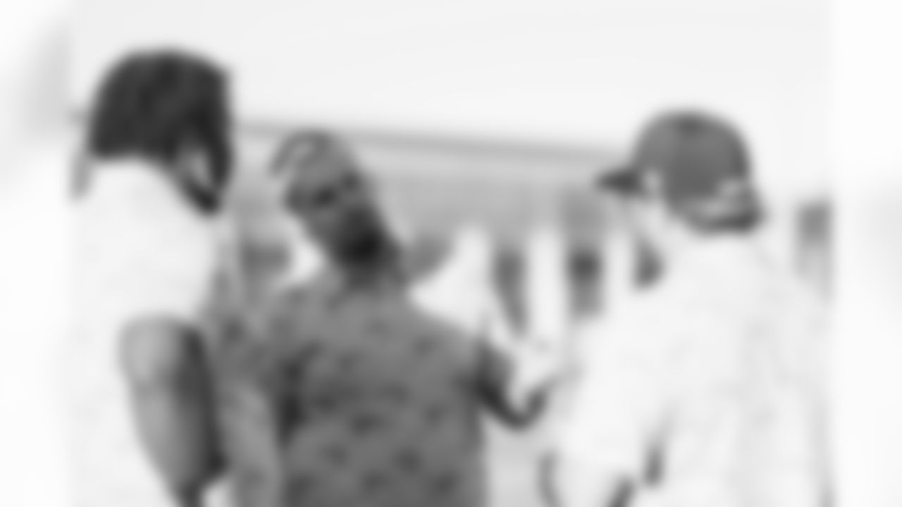 TAMPA, FL - February 10, 2026 - The 2026 Girls Flag Football Preseason Classic at AdventHealth Training Center. Photo By Tori Richman/Tampa Bay Buccaneers