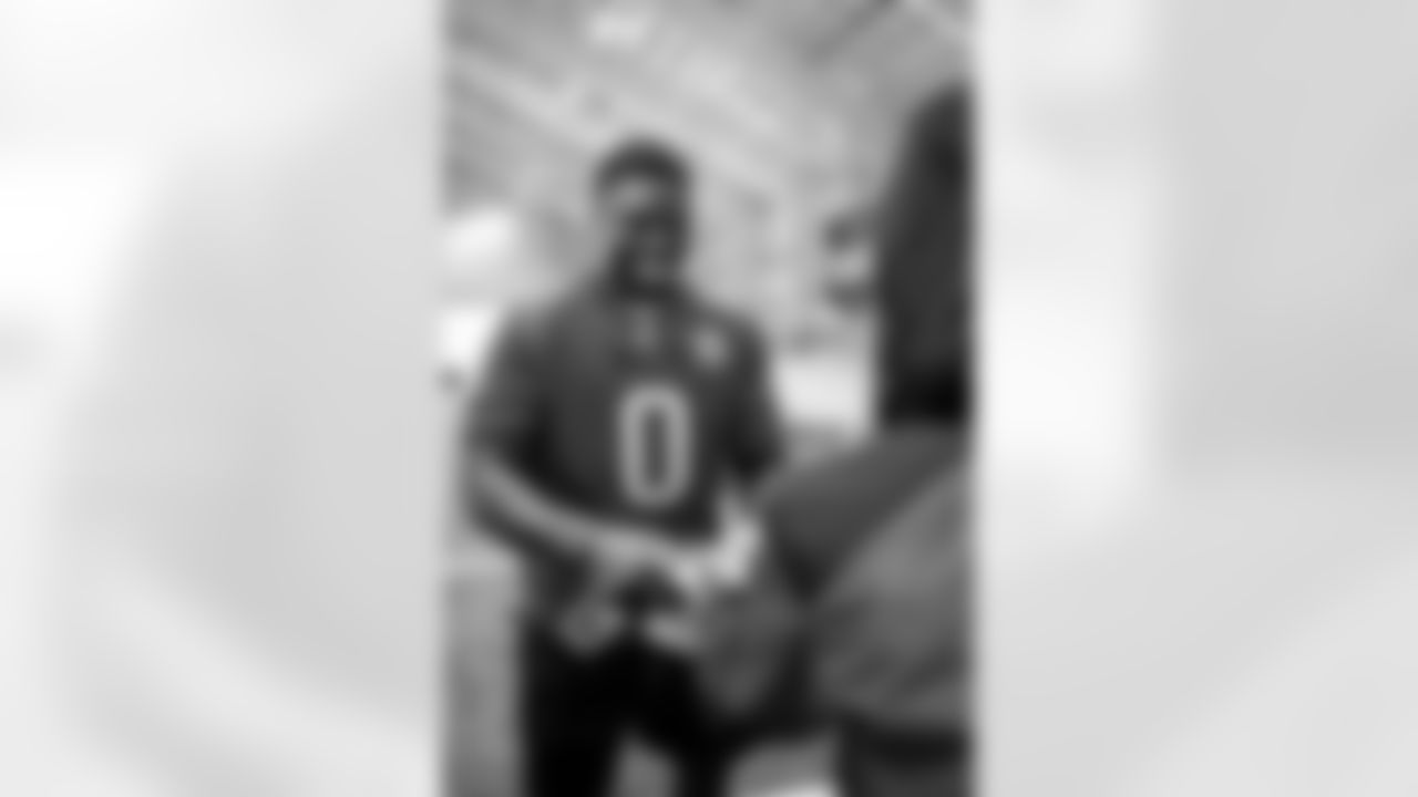 TAMPA, FL - December 16, 2025 - The final session of the Player-Student Mentoring Program at AdventHealth Training Center. Photo By Kyle Zedaker/Tampa Bay Buccaneers