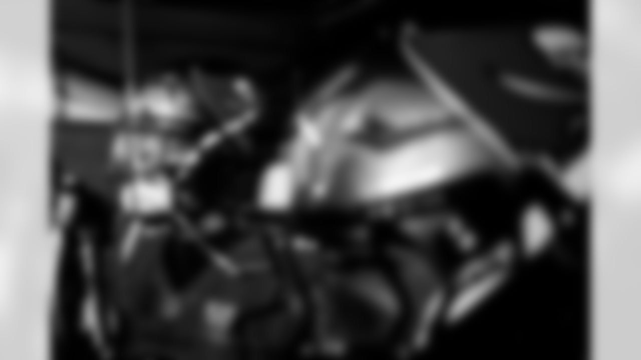 INGLEWOOD, CA - November 23, 2025 - Wide Receiver Emeka Egbuka #2 of the Tampa Bay Buccaneers before the game between the Tampa Bay Buccaneers and Los Angeles Rams. The Bucs lost the game, 34-7. Photo By Kyle Zedaker/Tampa Bay Buccaneers