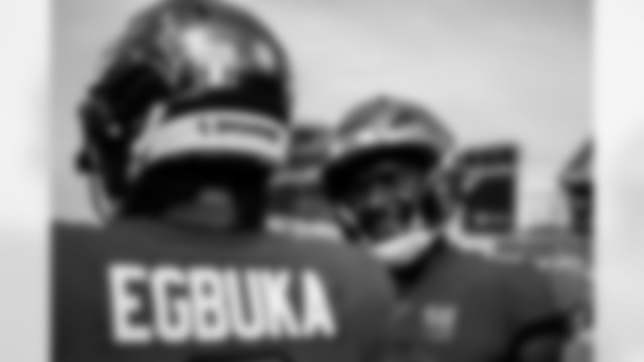 TAMPA, FL - December 07, 2025 - The Tampa Bay Buccaneers and New Orleans Saints play a regular season game at Raymond James Stadium. The Bucs lost the game, 24-20. Photo By Kyle Zedaker/Tampa Bay Buccaneers