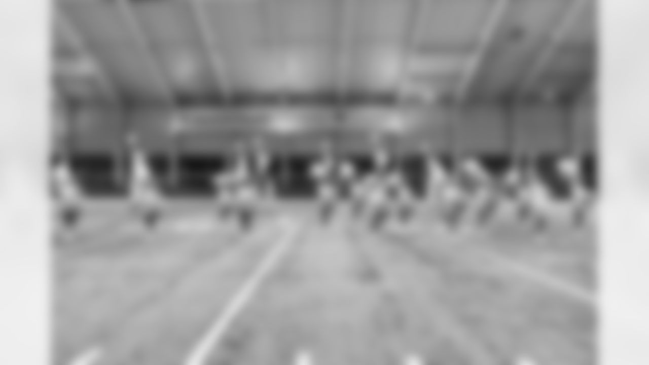 TAMPA, FL - December 09, 2025 - Tampa Bay Buccaneers Cheerleaders during Field Rehearsal at AdventHealth Training Center. Photo By Tori Richman/Tampa Bay Buccaneers