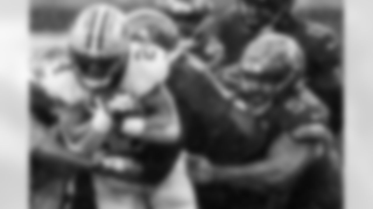 TAMPA, FL - December 07, 2025 - The Tampa Bay Buccaneers and New Orleans Saints play a regular season game at Raymond James Stadium. The Bucs lost the game, 24-20. Photo By Kyle Zedaker/Tampa Bay Buccaneers