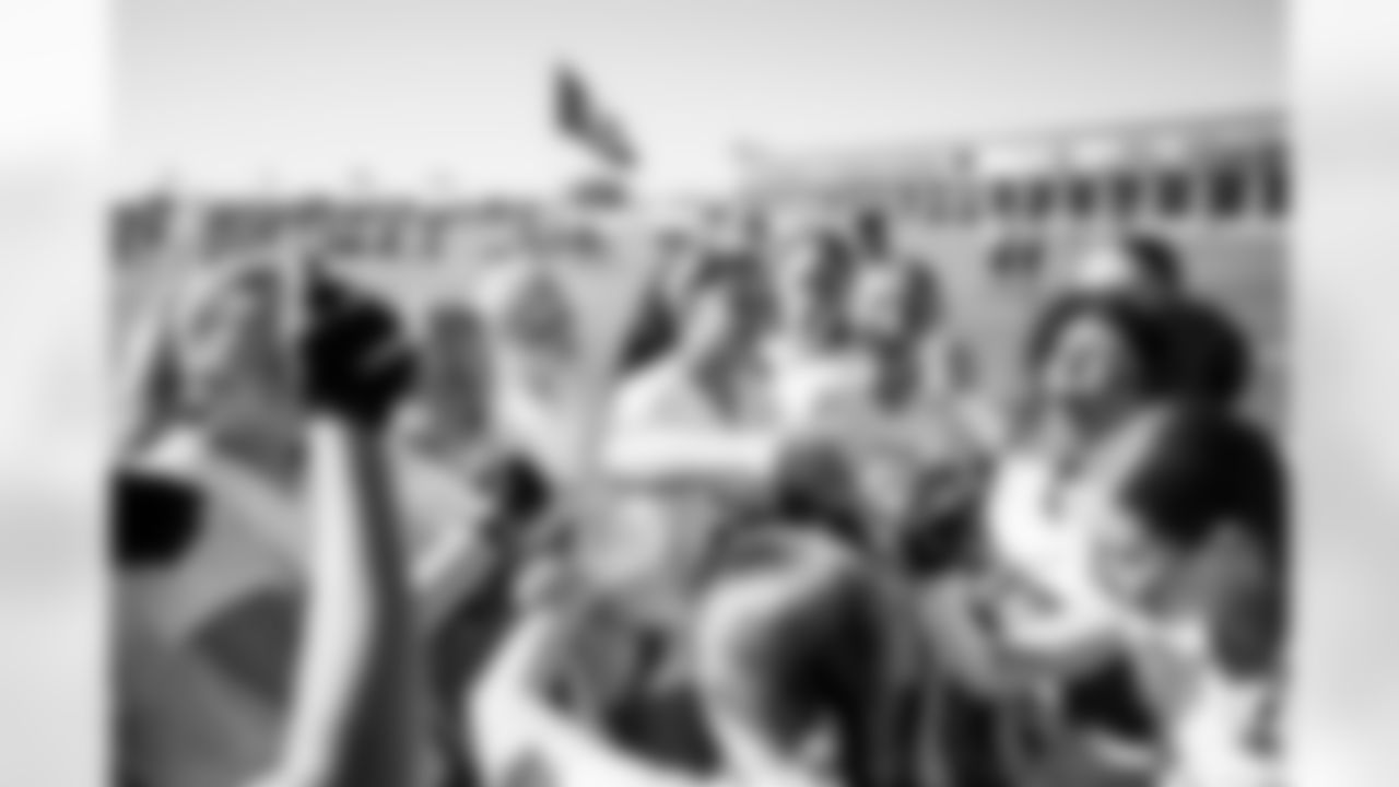 TAMPA, FL - February 10, 2026 - The 2026 Girls Flag Football Preseason Classic at AdventHealth Training Center. Photo By Tori Richman/Tampa Bay Buccaneers