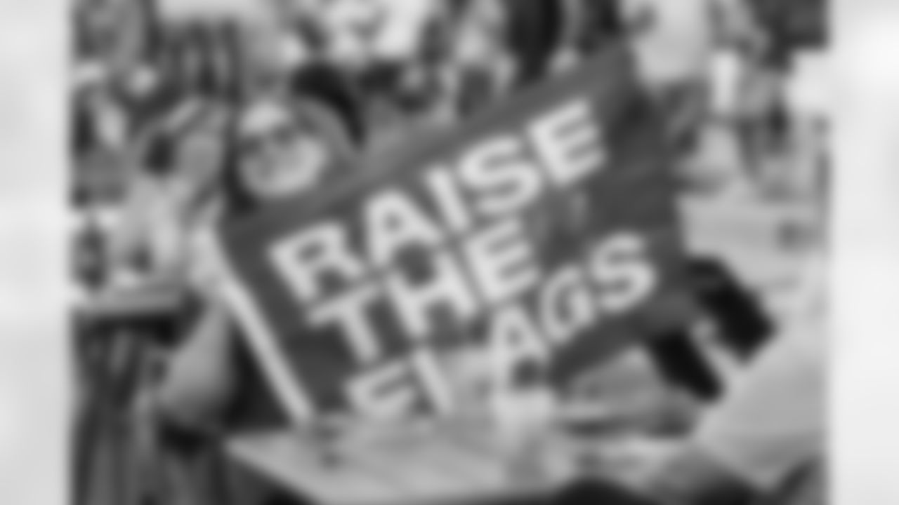 TAMPA, FL - September 06, 2024 - Fans during Raise the Flags Friday at Sparkman Wharf. Photo By Doug DeFelice/Tampa Bay Buccaneers