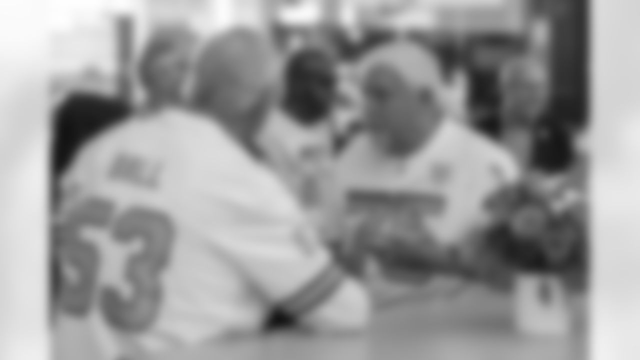 TAMPA, FL - December 11, 2025 - The 1976 Tampa Bay Buccaneers team reunion in the Hyundai Club at Raymond James Stadium. Photo By Mike Carlson/Tampa Bay Buccaneers