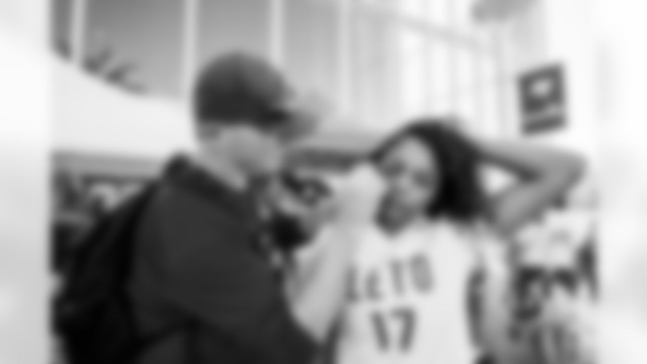 TAMPA, FL - February 10, 2026 - The 2026 Girls Flag Football Preseason Classic at AdventHealth Training Center. Photo By Tori Richman/Tampa Bay Buccaneers