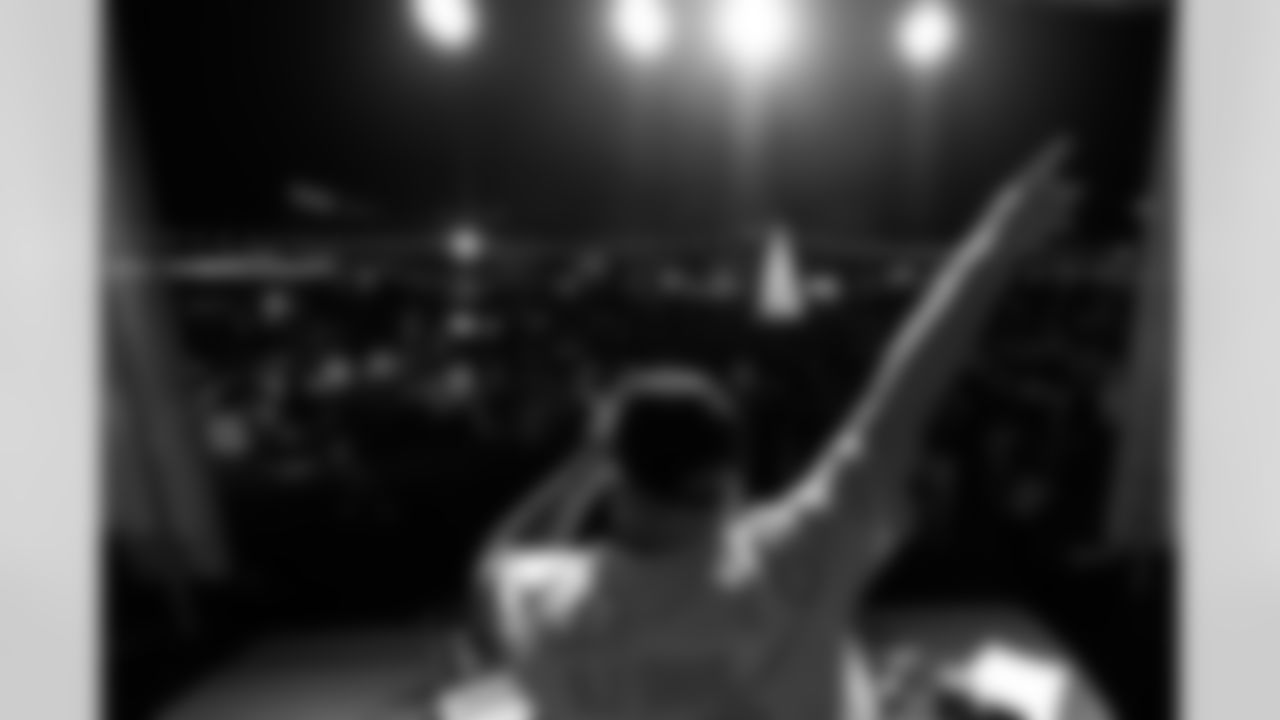 TAMPA, FL - November 23, 2025 - DJ Dani during the Watch Party at Armature Works during the game between the Tampa Bay Buccaneers and the Los Angeles Rams. Photo By Doug DeFelice/Tampa Bay Buccaneers