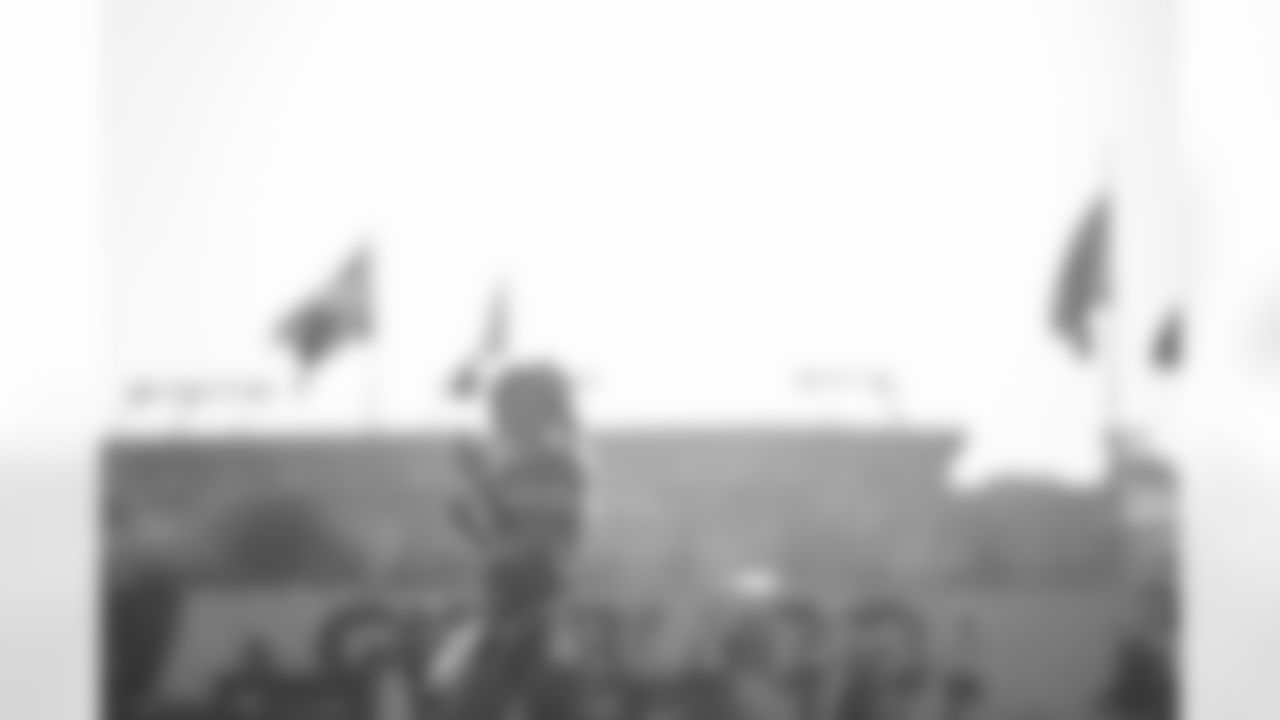 TAMPA, FL - February 10, 2026 - The 2026 Girls Flag Football Preseason Classic at AdventHealth Training Center. Photo By Tori Richman/Tampa Bay Buccaneers