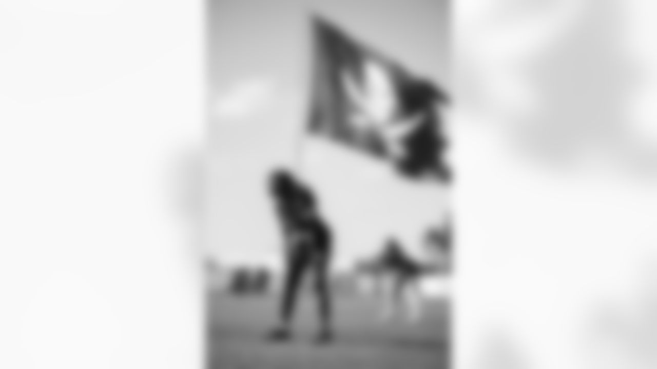 TAMPA, FL - February 12, 2026 - The 2026 Girls Flag Football Preseason Classic at AdventHealth Training Center. Photo By Tori Richman/Tampa Bay Buccaneers