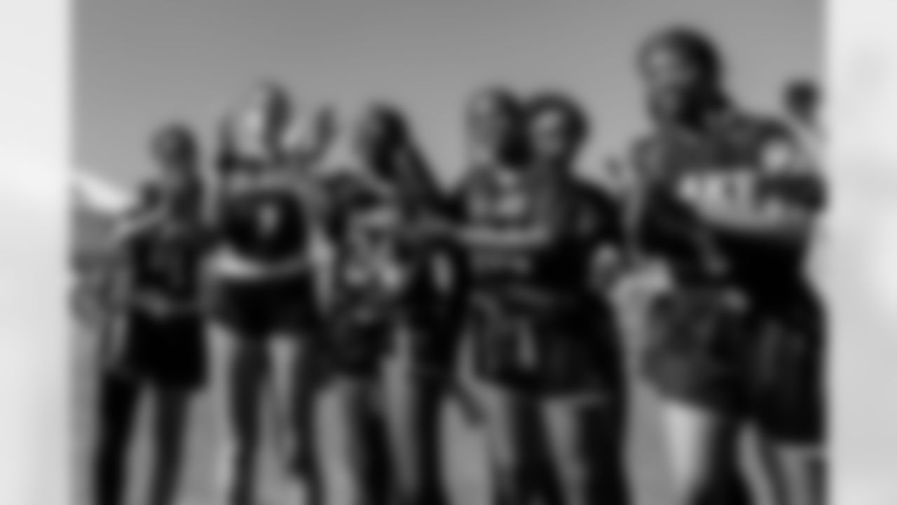 TAMPA, FL - February 14, 2026 - The 2026 Girls Flag Football Preseason Classic. Photo By Doug DeFelice/Tampa Bay Buccaneers