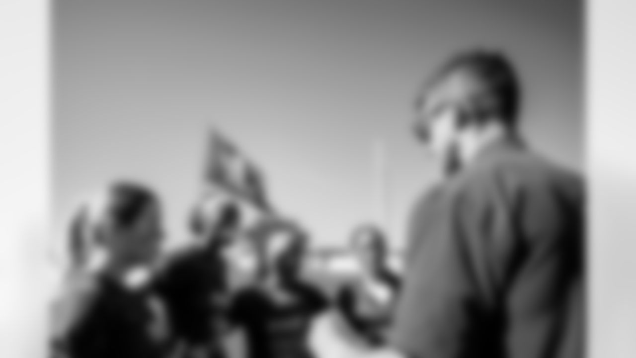 TAMPA, FL - February 10, 2026 - The 2026 Girls Flag Football Preseason Classic at AdventHealth Training Center. Photo By Tori Richman/Tampa Bay Buccaneers