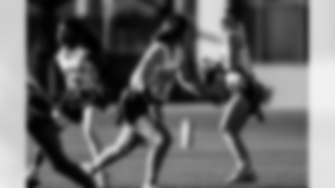 TAMPA, FL - February 10, 2026 - The 2026 Girls Flag Football Preseason Classic at AdventHealth Training Center. Photo By Tori Richman/Tampa Bay Buccaneers