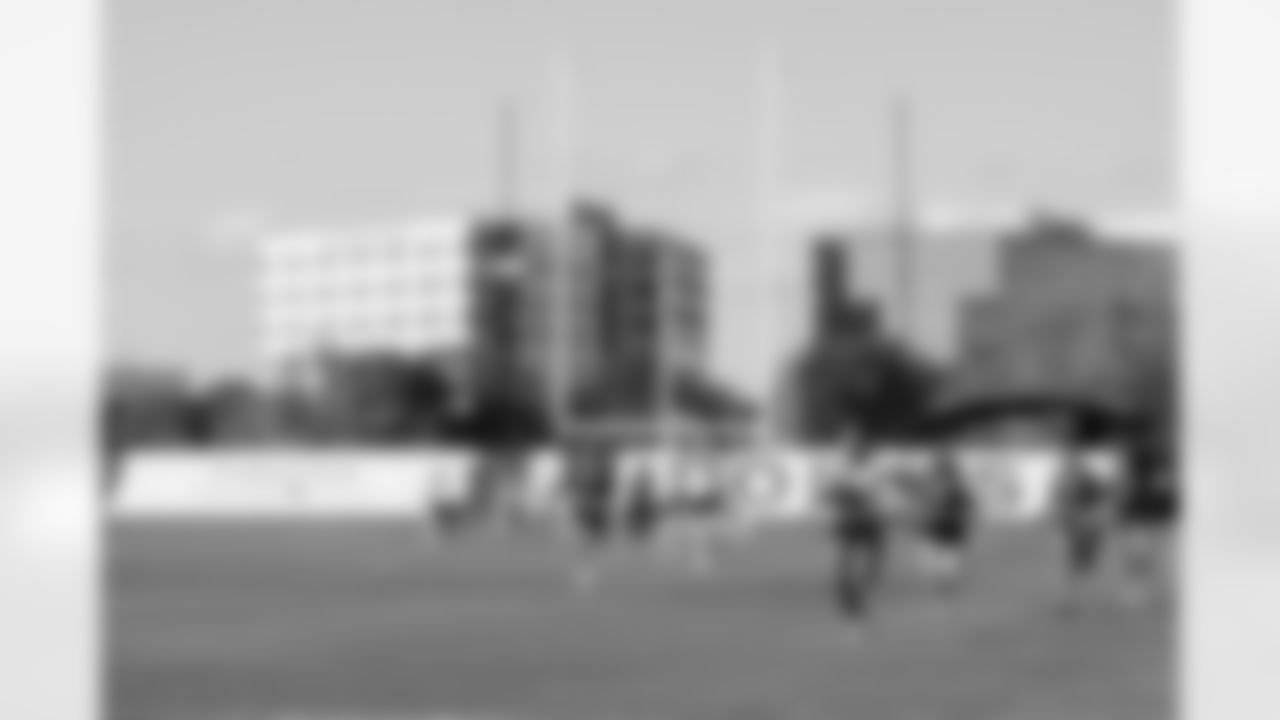 TAMPA, FL - February 12, 2026 - The 2026 Girls Flag Football Preseason Classic at AdventHealth Training Center. Photo By Tori Richman/Tampa Bay Buccaneers