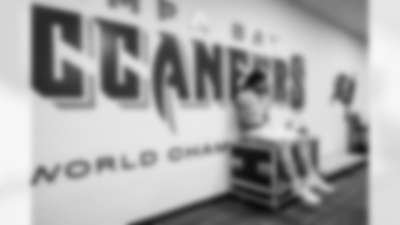 TAMPA, FL - December 11, 2025 - The Tampa Bay Buccaneers and Atlanta Falcons during a regular season game at Raymond James Stadium. The Bucs lost the game, 29-28. Photo By Tori Richman/Tampa Bay Buccaneers