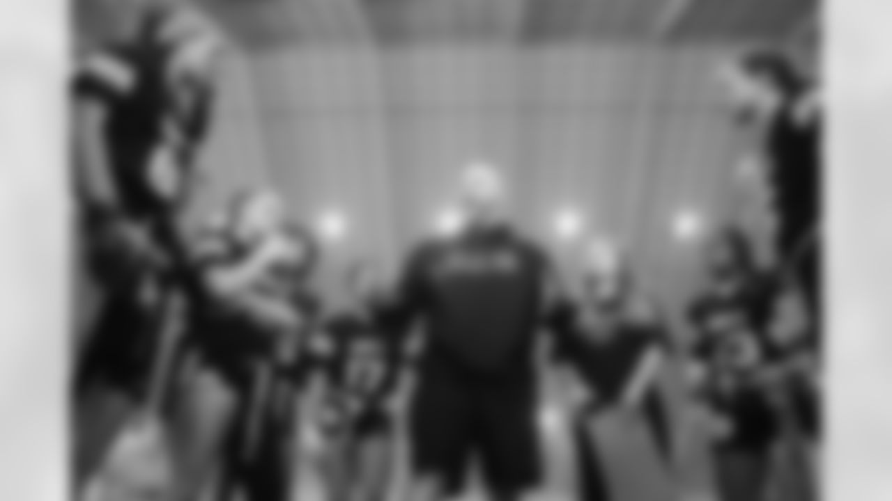 TAMPA, FL - February 13, 2026 - The 2026 Girls Flag Football Preseason Classic at AdventHealth Training Center. Photo By Cian Leach/Tampa Bay Buccaneers