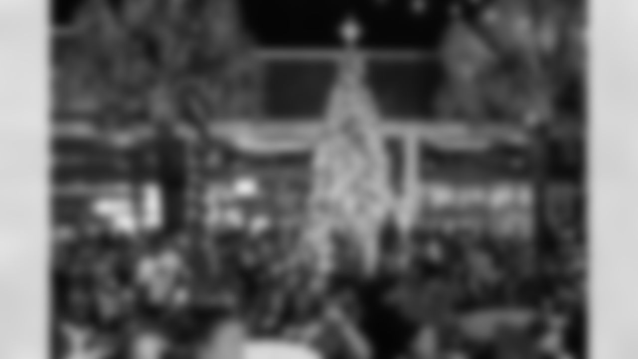 TAMPA, FL - November 23, 2025 - Fans during the Watch Party at Armature Works during the game between the Tampa Bay Buccaneers and the Los Angeles Rams. Photo By Doug DeFelice/Tampa Bay Buccaneers