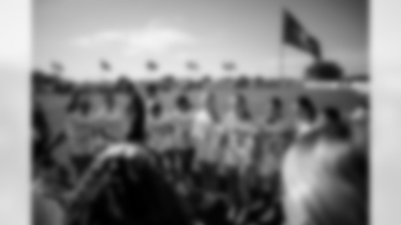 TAMPA, FL - February 11, 2026 - The 2026 Girls Flag Football Preseason Classic. Photo By Kyle Zedaker/Tampa Bay Buccaneers