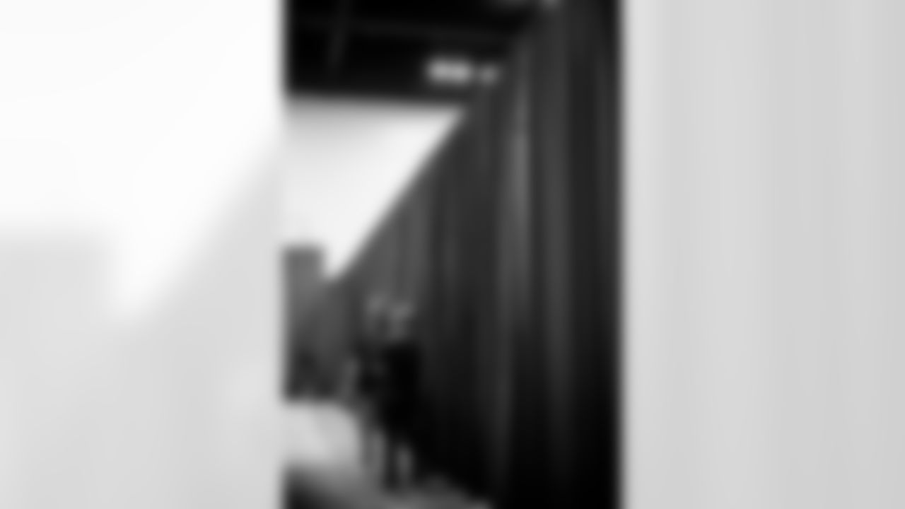 INDIANAPOLIS, IN - February 24, 2026 - General Manager Jason Licht during Media Day at the 2026 NFL Combine. Photo By Tori Richman/Tampa Bay Buccaneers