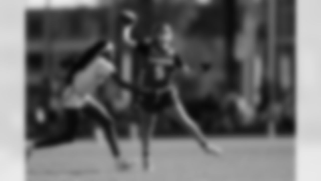 TAMPA, FL - February 13, 2026 - The 2026 Girls Flag Football Preseason Classic at AdventHealth Training Center. Photo By Cian Leach/Tampa Bay Buccaneers