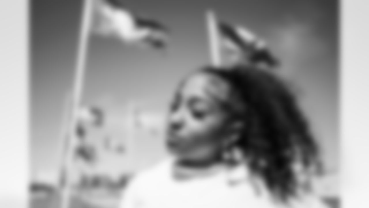 TAMPA, FL - February 10, 2026 - The 2026 Girls Flag Football Preseason Classic at AdventHealth Training Center. Photo By Tori Richman/Tampa Bay Buccaneers