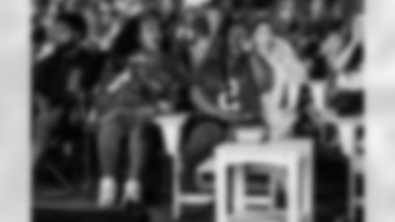 TAMPA, FL - November 23, 2025 - Fans during the Watch Party at Armature Works during the game between the Tampa Bay Buccaneers and the Los Angeles Rams. Photo By Doug DeFelice/Tampa Bay Buccaneers